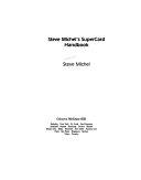 Copertina  Steve Michel's SuperCard handbook