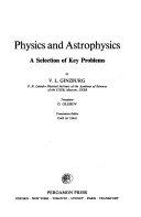 Copertina  Physics and astrophysics : a selection of key problems