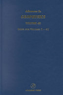 Copertina  Advances in geophysics : index for volumes 1-41