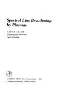 Copertina  Spectral line broadening by plasmas