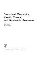 Copertina  Statistical mechanics, kinetic theory, and stocastics processes