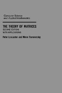 Copertina  The theory of matrices