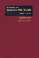 Copertina  Astrophysics. Part A, Optical and infrared