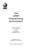 Copertina  The Unix programming environment