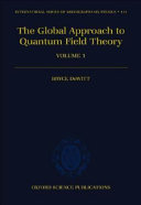 Copertina  Vol. 1:  The Global approach to quantum field theory