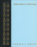 Copertina  The TeXbook