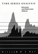 Copertina  Time series analysis : Univariate and multivariate methods