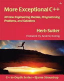 Copertina  More exceptional C++