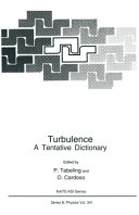 Copertina  Turbulence : a tentative dictionary