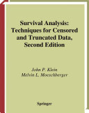 Copertina  Survival analysis : techniques for censored and truncated data