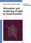 Copertina  Absorption and scattering of light by small particles