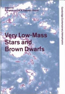 Copertina  Very low-mass stars and brown dwarfs