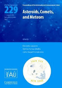 Copertina  Asteroids, comets, meteors : proceedings of the 229. symposium of the International Astronomical Union held in Buzios, Rio de Janeiro, Brasil, August 7-12, 2005