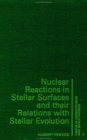 Copertina  Nuclear reactions in stellar surfaces and their relations with stellar evolution