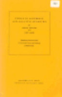 Copertina  Topics in algebraic and analytic geometry