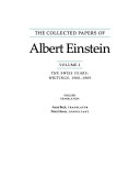 Copertina  Vol. 2: The Swiss years : writings, 1900-1909