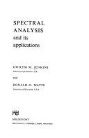 Copertina  Spectral analysis and its applications