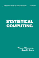 Copertina  Statistical computing
