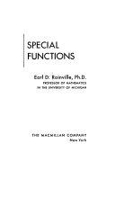 Copertina  Special functions