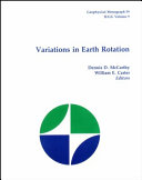 Copertina  Variations in earth rotation