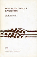 Copertina  Time sequence analysis in geophysics