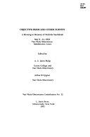 Copertina  Objective-prism and other surveys : a meeting in memory of Nicholas Sanduleak, May 9-11, 1991, Van Vleck Observatory, Middletown, Conn.