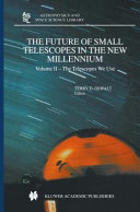 Copertina  The future of small telescopes in the new millennium
