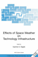Copertina  Effects of space weather on technology infrastructure : proceedings of the NATO Advanced Research Workshop on effects of space weather on technology infrastructure, Rhodes, Greece, from 25 to 29 March 2003