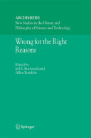 Copertina  Wrong for the Right Reasons