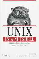 Copertina  UNIX in a nutshell system V edition : a desktop quick reference