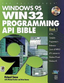 Copertina  Windows 95, win 32 programming api bible, book 1