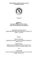 Copertina  Tetons 4 : galactic structure, stars, and the interstellar medium : proceedings of a conference held at Jackson Lake Lodge, Grand Teton National Park, Wyoming, USA, 28 May - 1 June 2000