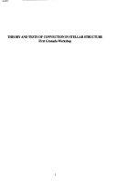 Copertina  Theory and tests of convection in stellar structure : first Granada Workshop : proceedings of a meeting held at Granada, Spain 30 September-2 October 1998