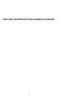 Copertina  Structure and kinematics of quasar broad line regions : proceedings of a meeting held in Lincoln, Nebraska, USA 23-26 March 1998