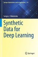 Copertina  Synthetic data for deep learning