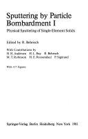 Copertina  Vol. 1: Physical sputtering of single element solids