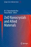 Copertina  ZnO Nanocrystals and Allied Materials