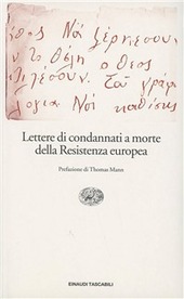 Copertina  Lettere di condannati a morte della Resistenza europea