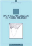 Copertina  Termodinamica dei processi irreversibili