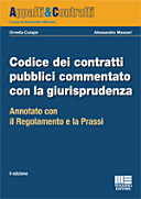 Copertina  Codice dei contratti pubblici commentato con la giurisprudenza : annotato con il Regolamento e la prassi