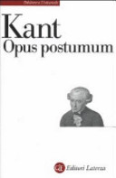 Copertina  Opus postumus