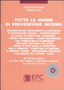 Copertina  Tutte le norme di prevenzione incendi