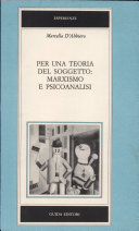 Copertina  Per una teoria del soggetto:marxismo e psicoanalisi
