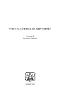 Copertina  Studi sull'etica di Aristotele
