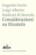 Copertina  Considerazioni su Einstein