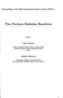 Copertina  Two nucleon emission reactions : [proceedings of the workshop, held in Marciana Marina, Elba Island, Italy, September 19-23, 1989]