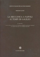 Copertina  La meccanica a Napoli ai tempi di Galileo