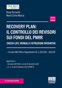 Copertina  Recovery plan: il controllo dei revisori sui fondi del PNRR : check list, verbali e istruzioni operative