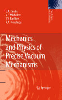 Copertina  Mechanics and Physics of Precise Vacuum Mechanisms