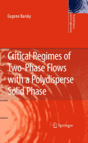 Copertina  Critical Regimes of Two-Phase Flows with a Polydisperse Solid Phase